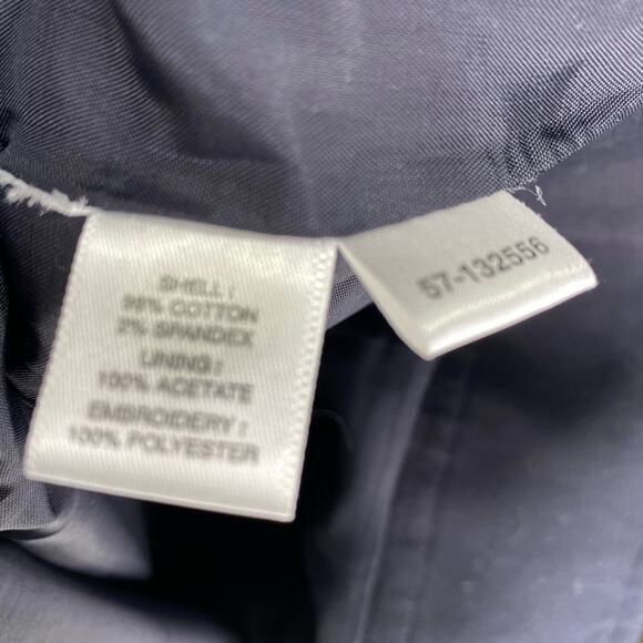 Loft Dark Navy Skirt with tan Embroidery detail 4 - Picture 7 of 9